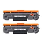 WOUNGZHA 2x Noir Compatible HP HP CF244A 44A Cartouche de Toner(avec Puce) pour HP Laserjet Pro M15a M15w M16a M16w M15