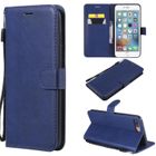 RASENA Pour Apple iPhone 8 Plus / 7 Plus 5.5" Coque Housse étui à rabat Mat PU cuir portefeuille de protection Case - Bleu