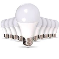 Ampoule LED x10 - 806 Lm - E27 - 9W - Blanc chaud