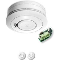 Ei Electronics Ei 650 RF 10 Year Wireless Smoke Detector (With Solid Built-In Lithium 3 V Battery, incl. Wireless Module With
