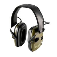 1 paire de casque vert anti-bruit Cache-oreilles Chasse Tactique Chasse Auditive