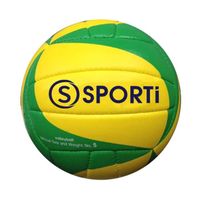 Ballon de Beach Volley Sporti Sporti France - jaune/vert - Taille 5