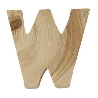 Lettres en bois, 5x1cm, "W"