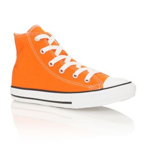 converse orange enfant