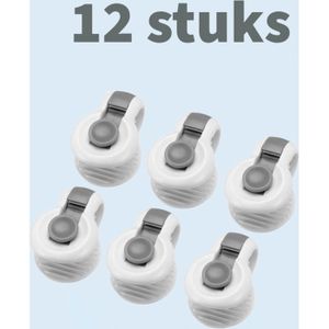 8 Clips à Couette Uxcell – Gris (ronds) – Maintien De La Housse – Neufs