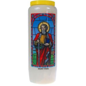 br/ûle 9 Jours Christ-en-or Lot de 2 Bougies Neuvaines Sacr/é-Coeur de J/ésus 100/% v/ég/étale