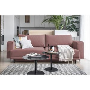 Canapé scandinave Convertible 3 Places Rose JFB Le Linnea Canapé scandinave Convertible 3 Places Rose JFB Le Linnea