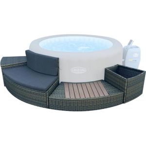 SPA COMPLET - KIT SPA Ensemble mobilier 4 modules pour spa gonflable Lay