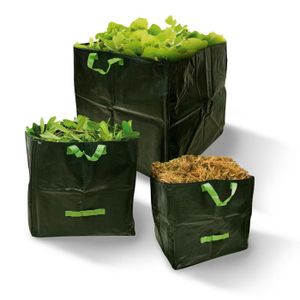 Sac De Compost Pliable Pour Jardin Avec Couvercle, Engrais Et Déchets, Composteur De 34 Gallons, Collecteur De Déchets De Fermentation, Facile à Utiliser