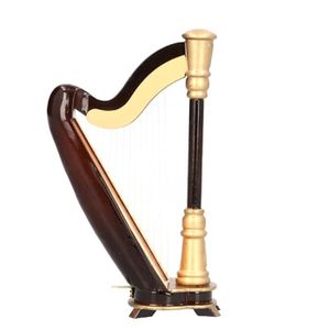 CORDE POUR INSTRUMENT Dioche mini ornement de harpe Mini modèle de harpe