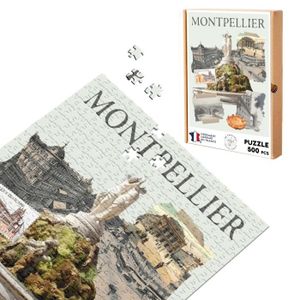 PUZZLE Puzzle Classique 500 pièces Montpellier Collage Vi