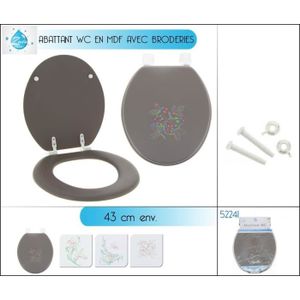 Abattant wc taupe - Cdiscount