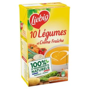 BRIQUE FAMILIALE LIEBIG - Velouté 10 Légumes Et Crème 1L - Lot De 4