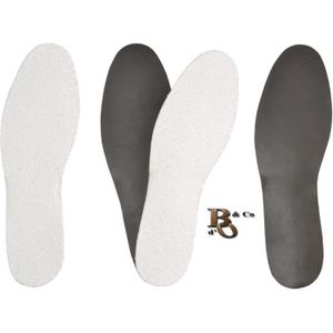 Anti-odeurs Semelles anti-odeurs en mousse de latex SULPO 4 paires de semelles intérieures avec extrait d'aloe vera 