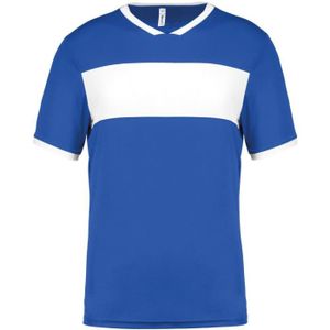 MAILLOT DE FOOTBALL - T-SHIRT DE FOOTBALL - POLO DE FOOTBALL Maillot de foot adulte PA4000 - bleu roi et blanc