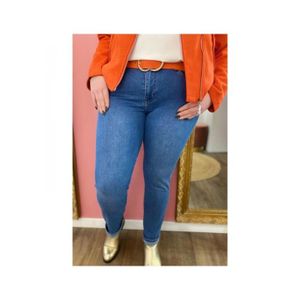 Jeans femme taille elastique grande taille Cdiscount