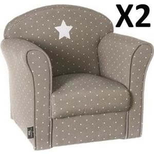 Fauteuil Pour Enfant Taupe Cdiscount