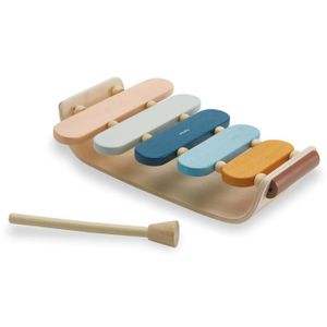 INSTRUMENT DE MUSIQUE Jouet d'éveil en bois - PLAN TOYS - Xylophone Tendresse - Mixte - Multicolore - A partir de 12 mois