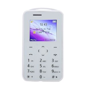Téléphone portable Mini téléphone à carte multi-langues, téléphone po