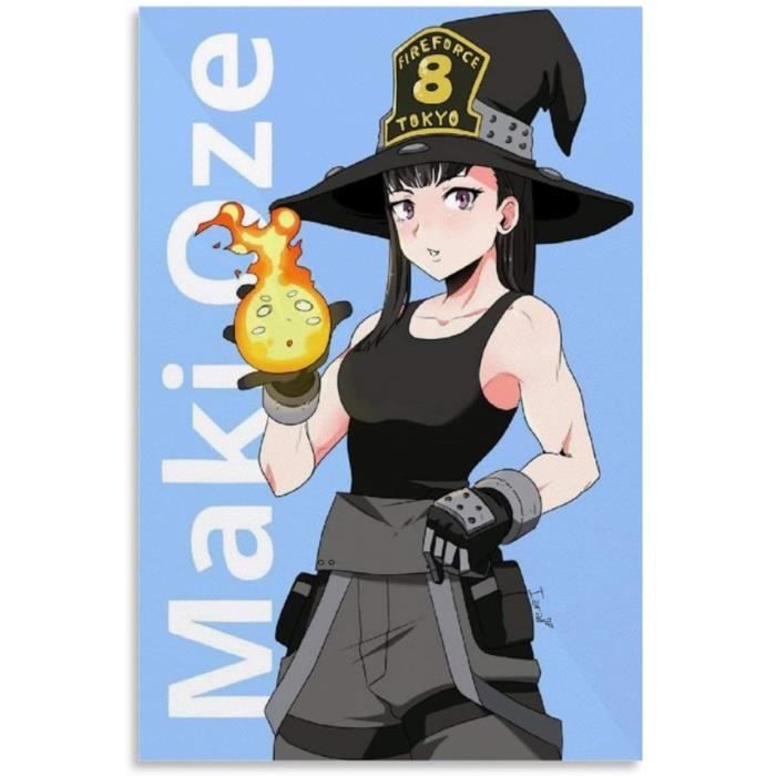 Image of Maki Oze from Fire Force anime