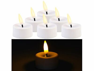 12 Bougies LED Rechargeables Avec Télécommande - Flamme Vacillante Réaliste - Minuterie 2/4/6/8h - Pour Décoration Noël, Mariage, Salon