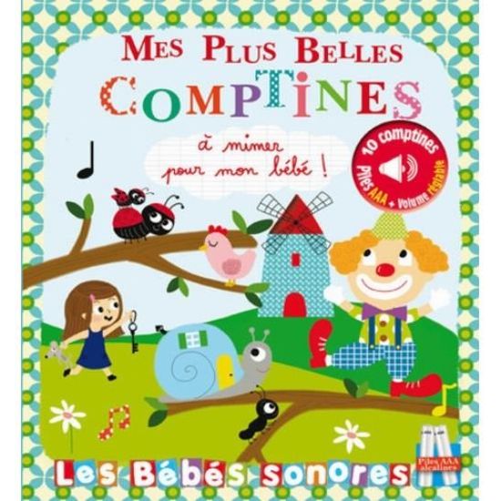 Mes Comptines A Mimer Pour Mon Bebe Cdiscount Librairie