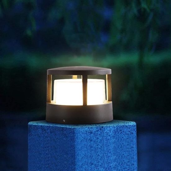 FREEUP Borne Éclairage Extérieur, 15W LED Lampe de Jardin