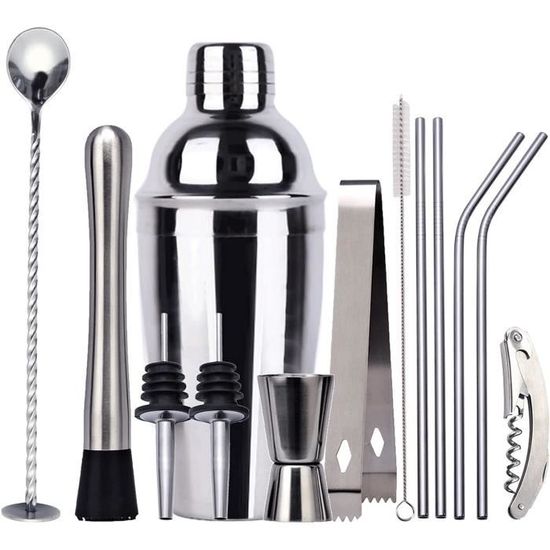 Shaker Cocktail Cordonnier Inox Avec Crépine Intégrée - Type Fusée