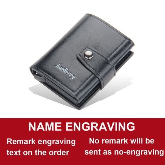 Portefeuille Compact En Cuir Véritable J.Jones - Mini Porte-cartes Avec Porte-monnaie - Modèle 5493 - Fait Main