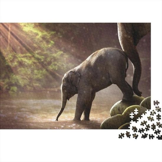 Puzzle Ravensburger 500 Pièces Acheter Puzzle Enjoy Éléphant Céleste De