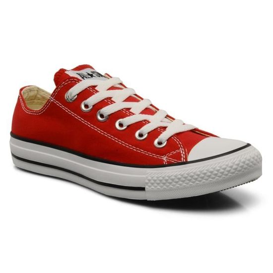 converse rouge basse homme