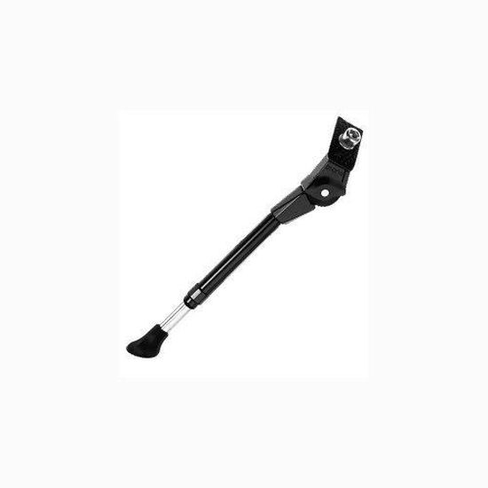Béquille Réglable Point Deluxe – Noir/argenté, Pour Vélos 20 à 28 Pouces, Montage Cadre Ou Plaque