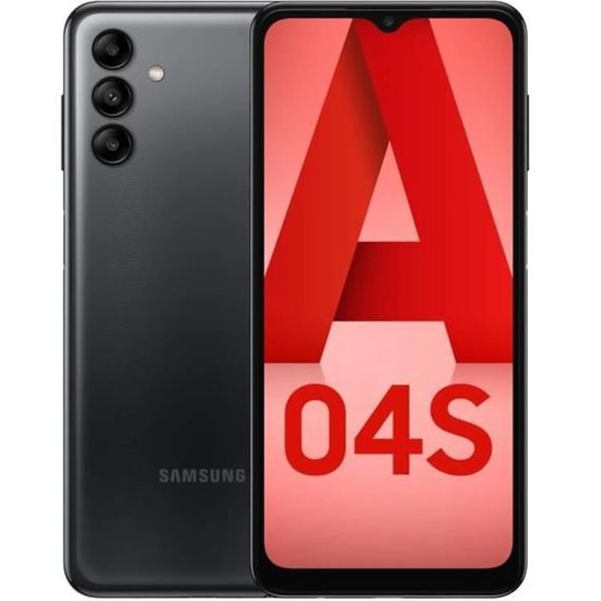 SAMSUNG Galaxy A04S 4Go 64Go Noir 4G Smartphone