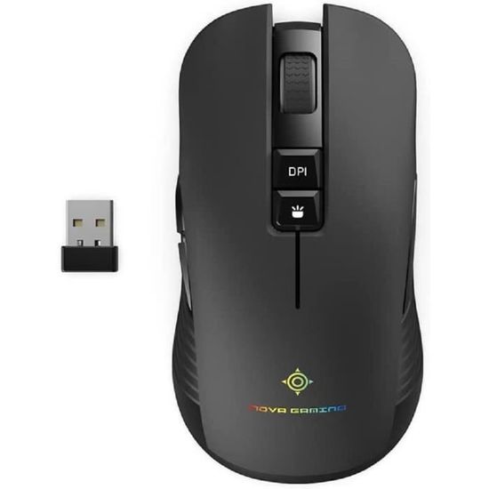 EPOMAKER Click Souris Pour Jeux Inalambrique, Taux De Sondage 8KHz, Capteur Optique Ultimate PAW3950, 58g Ultraléger, DPI Réglable Jusqu'à 42000, 500mAh, Boutons Programmables Pour PC/Mac/Linux(Blanc