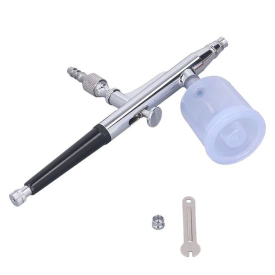 Pistolet A Peinture Aerographe Reservoir Superieur 100 Ml Buse 10 Mm Fervi A602a 59689795
