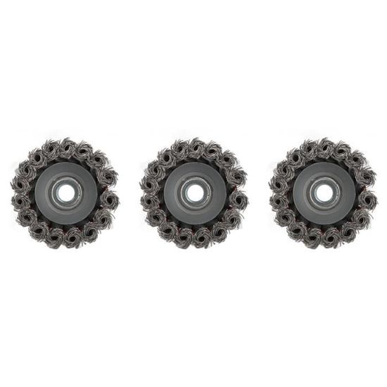 Lot De 3 Brosses Métalliques De Nettoyage - Neuf Dans Son Emballage D'origine