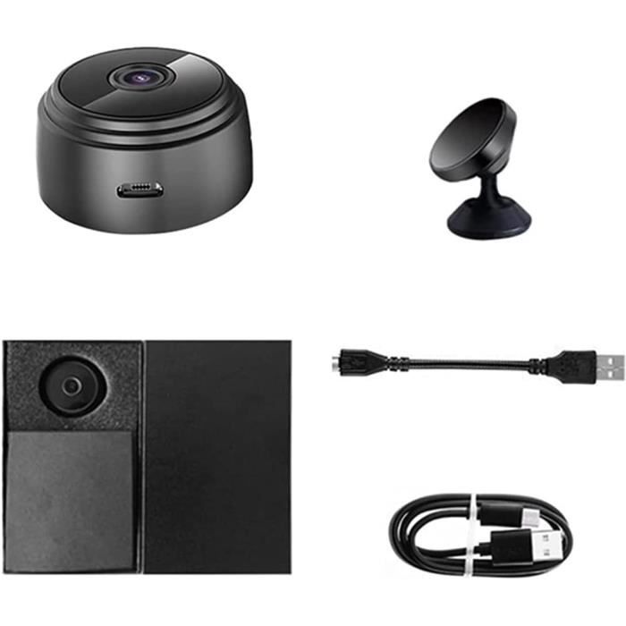 Mini Caméra Espion Cachée WiFi Petite Vidéo HD 1080P Vision Nocturne Détection De Mouvement