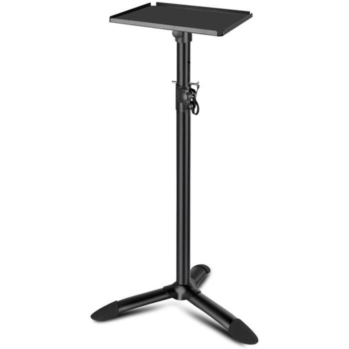 Support De Haut-parleur En Acier Pour Systèmes De Son Surround Domestique, Plateau En Métal De 2 Mm D'épaisseur, Assemblage Facile Pour Une Meilleure écoute