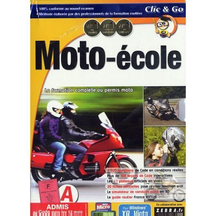MOTO ECOLE 3D EDITION 2008 / PC DVD ROM