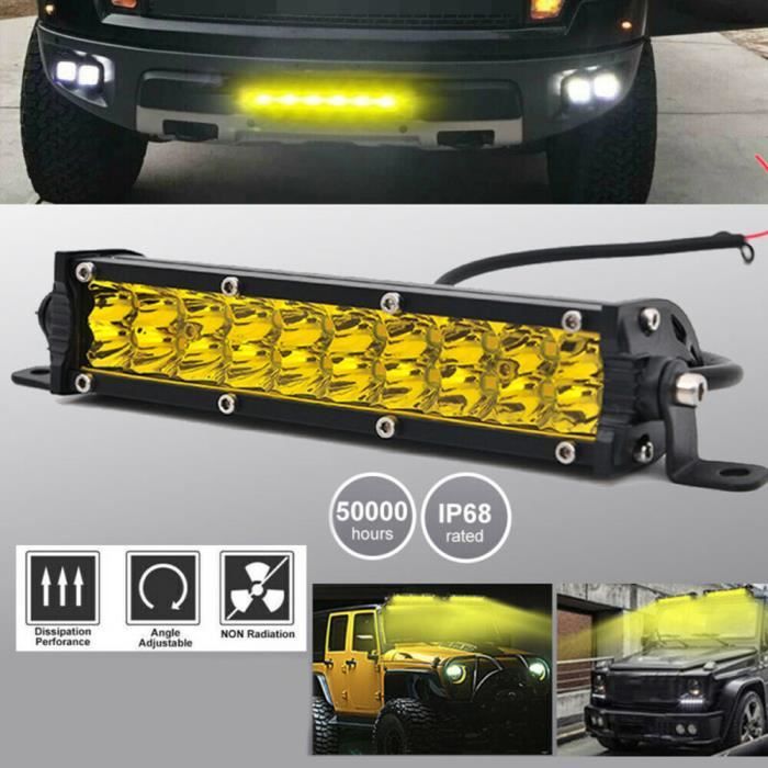 7- 180W barre de led Offroad Phare Rampe de travail Plongée Offroad 4WD feux de travail à LED Pour Tractor Bateau Voiture