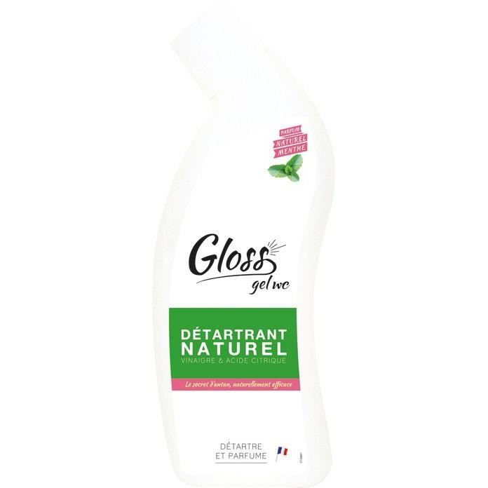 Nettoyant naturel sanitaires en gel de 750mL - parfum menthe