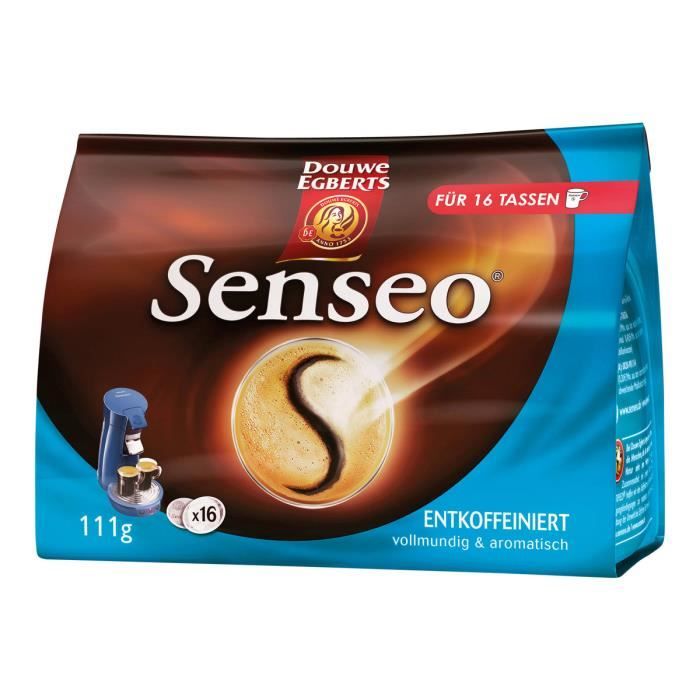 Douwe Egberts Senseo DECAF Café (capsule) 116 g arabica, robusta décaféiné pack de 16