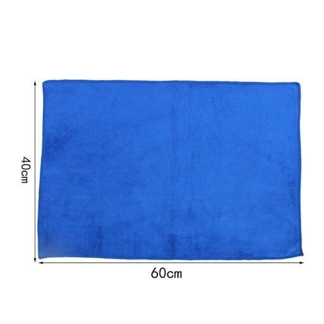 HT 40 * 60 cm bleu absorbant lave linge auto entretien microfibre serviettes de nettoyage - HTTNS903A4458