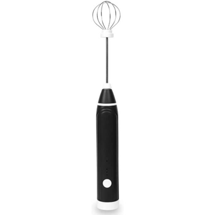 LJFJJ Batteur Électrique Mini batteur électrique de cuisine multifonction Fouet rotatif USB 3 vitesses (Color : Black)183
