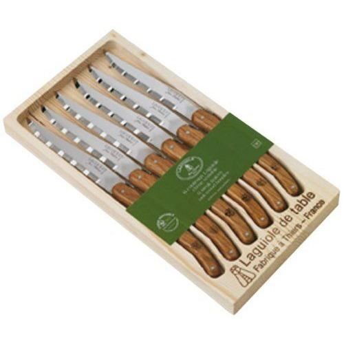 Laguiole Jean Dubost - Coffret 6 Couteaux à Steak