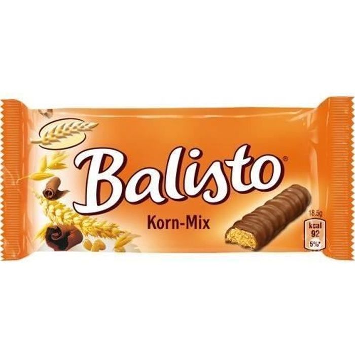 Balisto, barres chocolat, 20 Bars