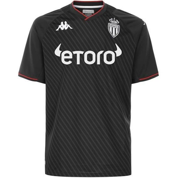 Kappa - Maillot Kombat Away AS Monaco Homme Gris