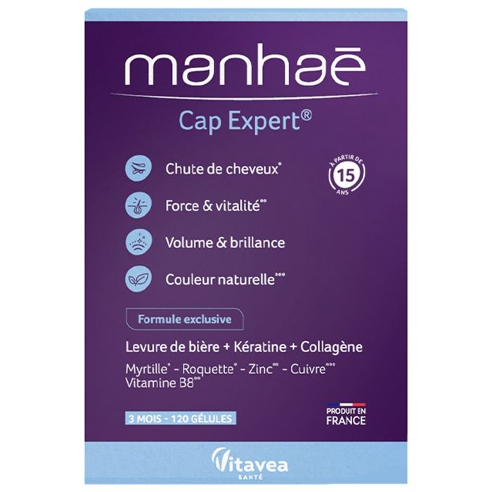 Nutrisanté Manhaé Cap Expert 120 gélules