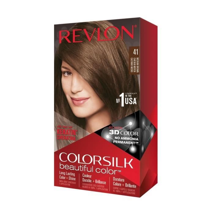 COLORSILK Coloration N°41 - Châtain moyen - 59,1 ml