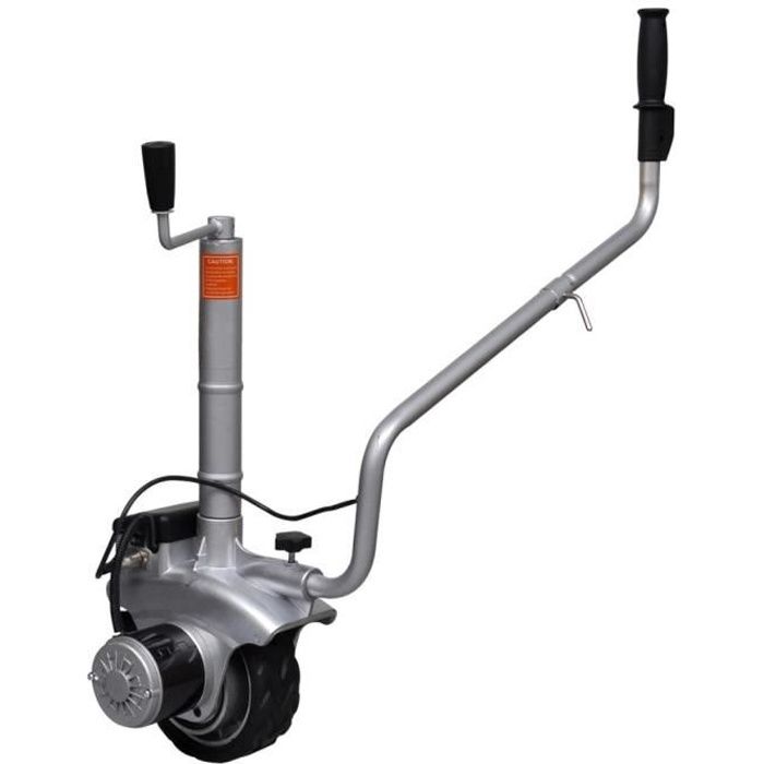 Roue jockey motorisée en aluminium 12 V 350 W